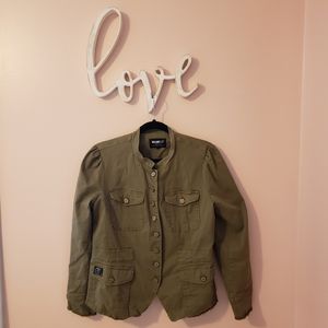 William Rast Military Jacket, Army Green, Sz L
